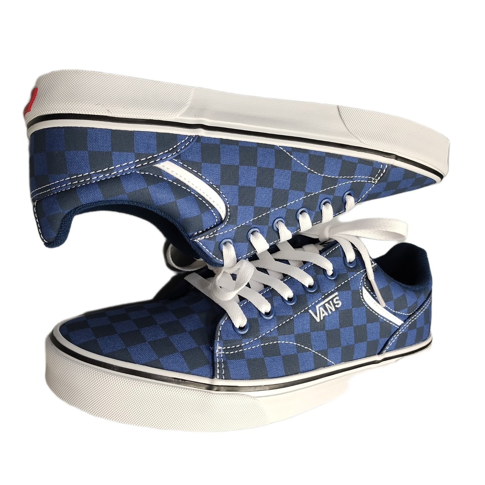 Vans Seldan Casual Sneakers Mens 10.5 Multi Checkered Round Toe Low Top Lace Up